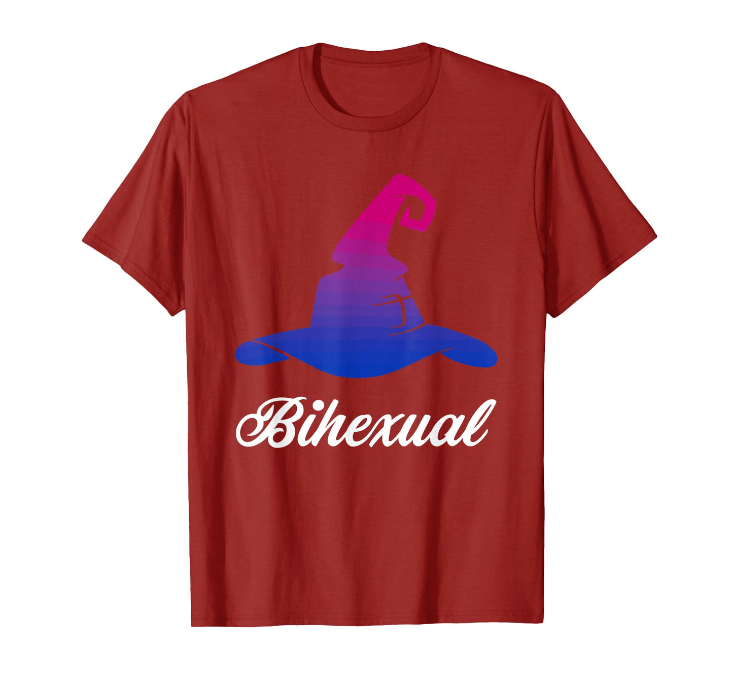 Bihexual Bi Hex Bisexual Witch LGBTQ Halloween Design T-Shirt