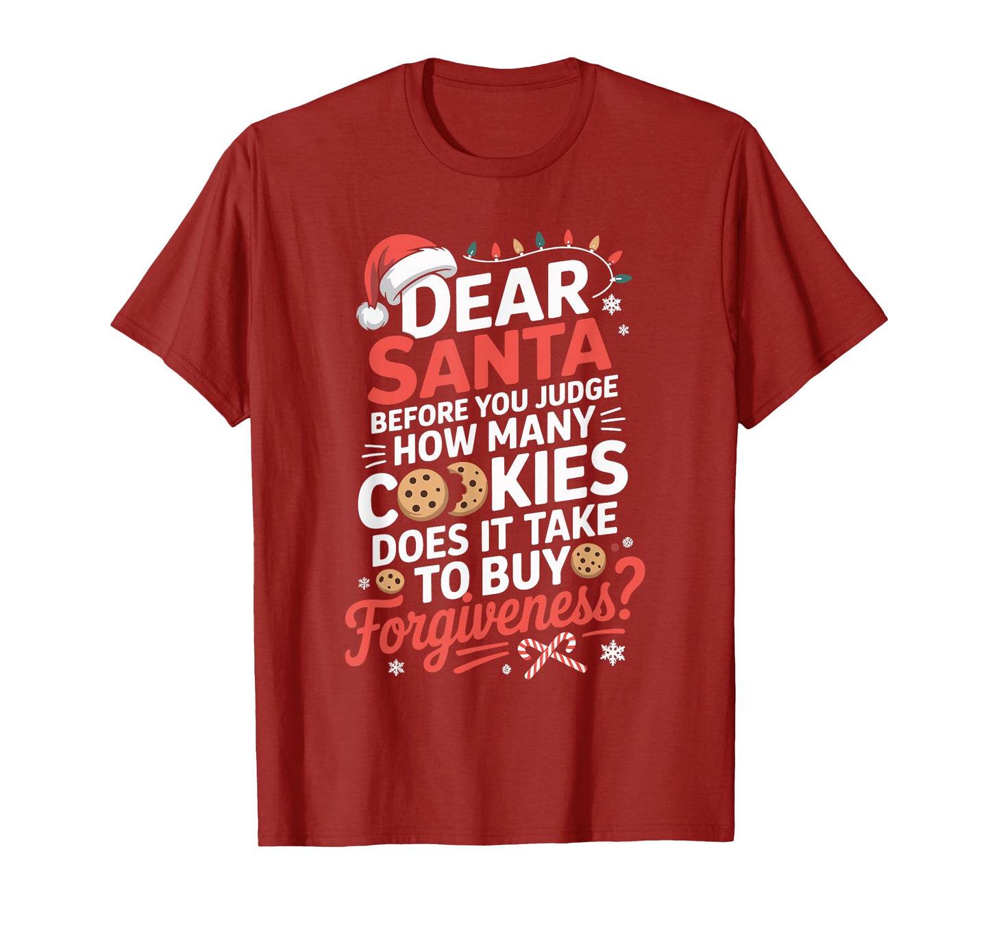 Christmas Humor Funny Xmas Pajama for Men Women Kids T-Shirt