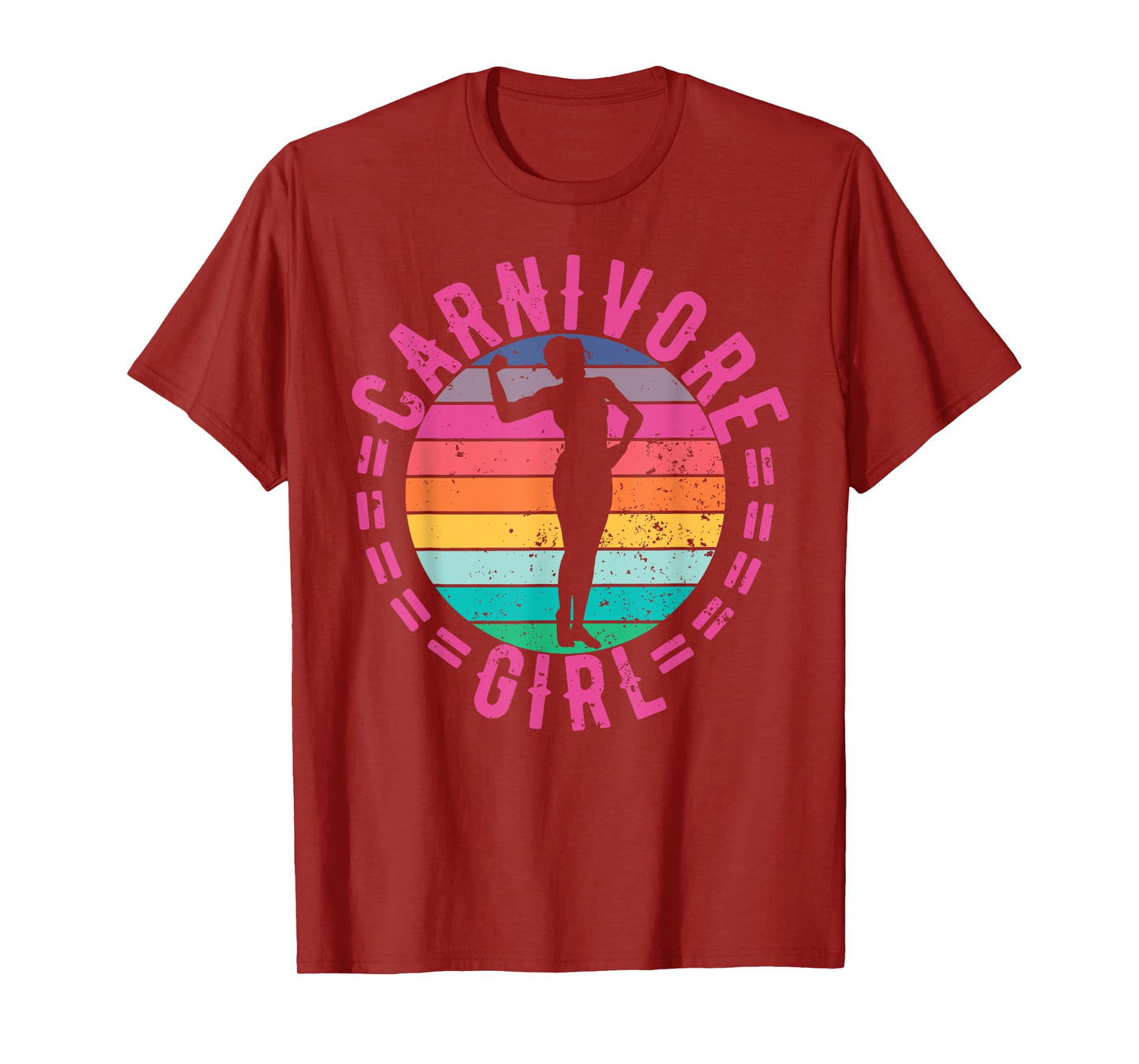 CARNIVORE GIRL MEAT EATER STEAK LOVER CUTE FIT COWGIRL WOMAN T-Shirt