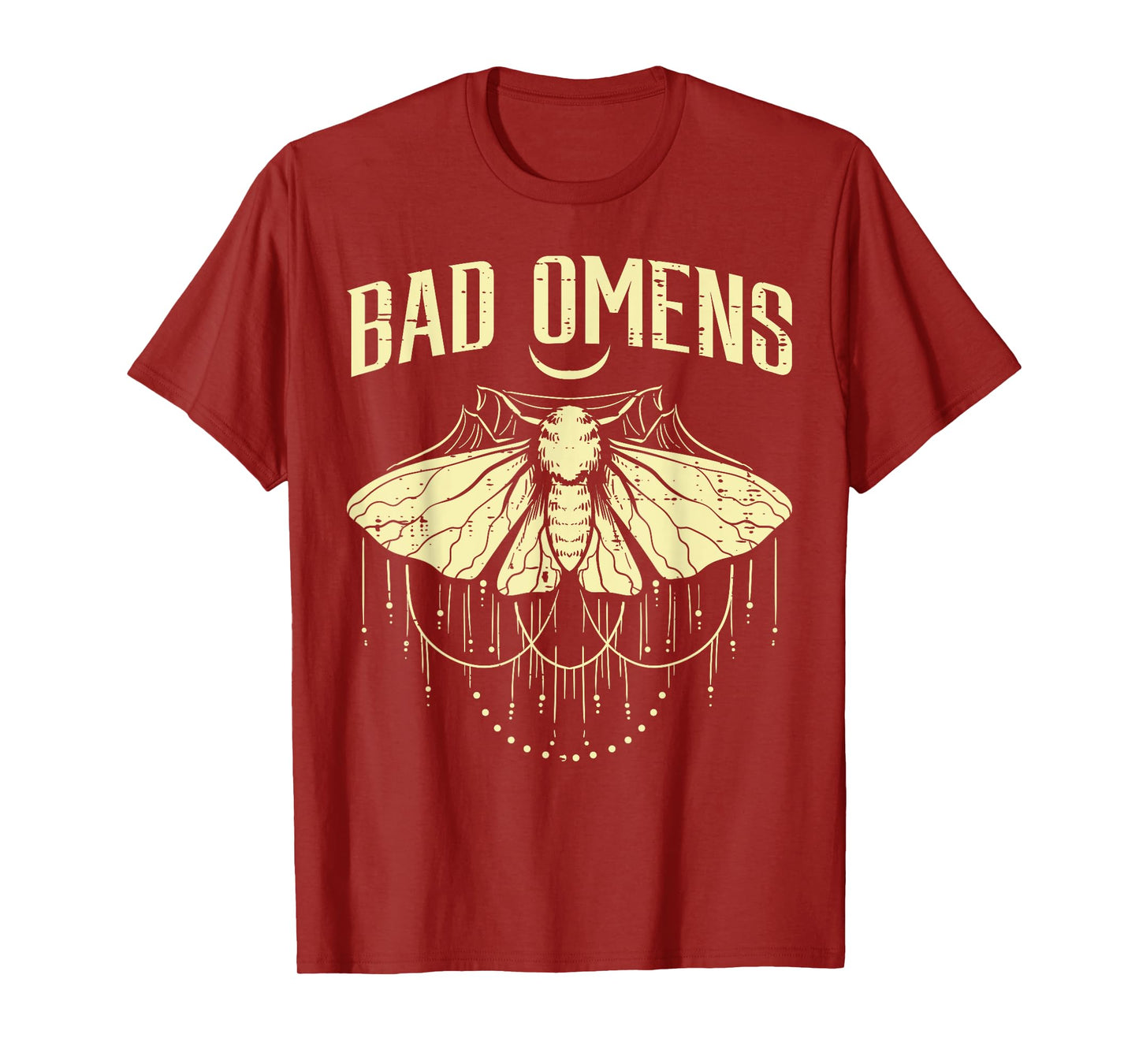 Moth Bad Omens Funny Myth Superstitions Women Men Kids Youth T-Shirt