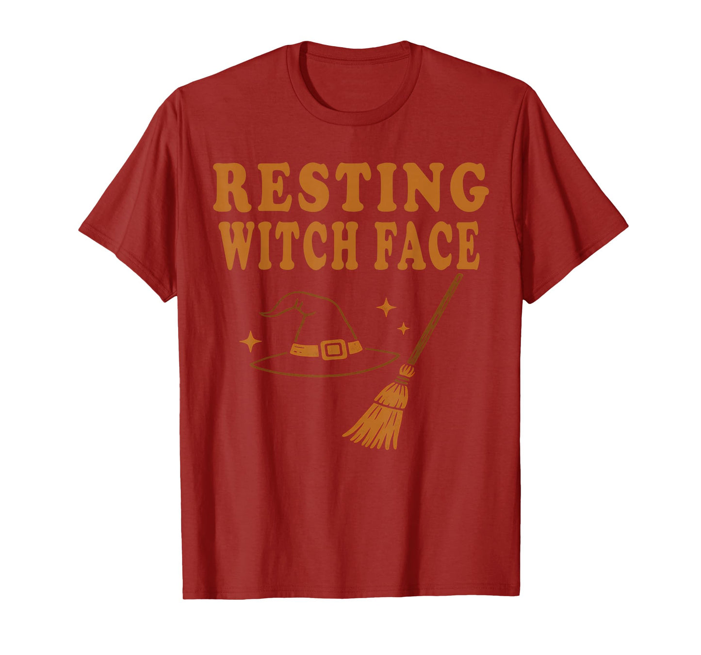 Resting Witch Face Halloween Costume T-Shirt