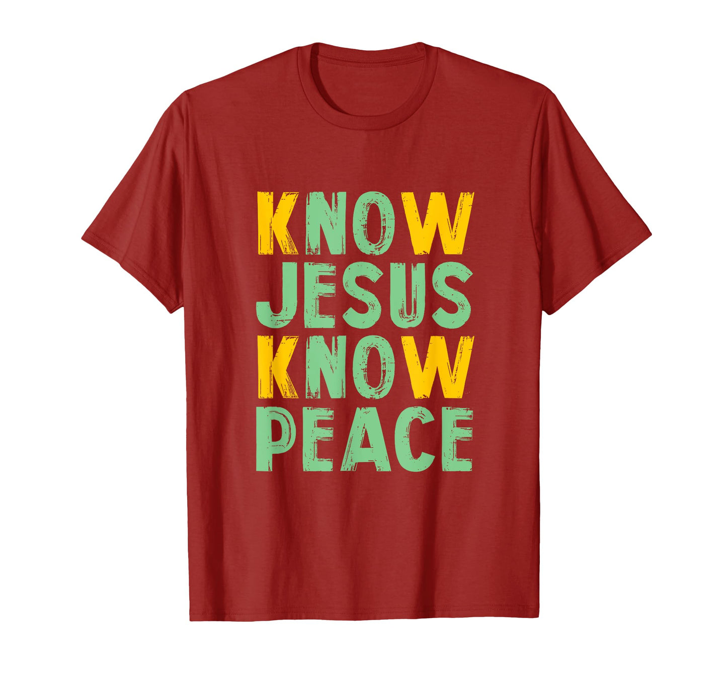 Know Jesus know peace - knowing god design T-Shirt