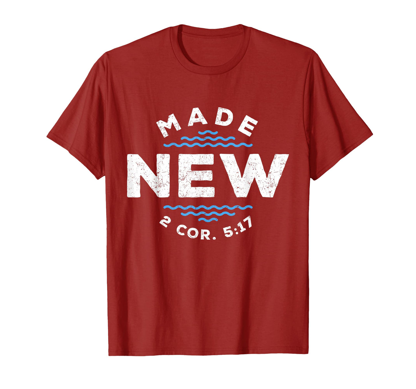 Vintage Baptism Made New in Christ Faith Christian Baptized T-Shirt