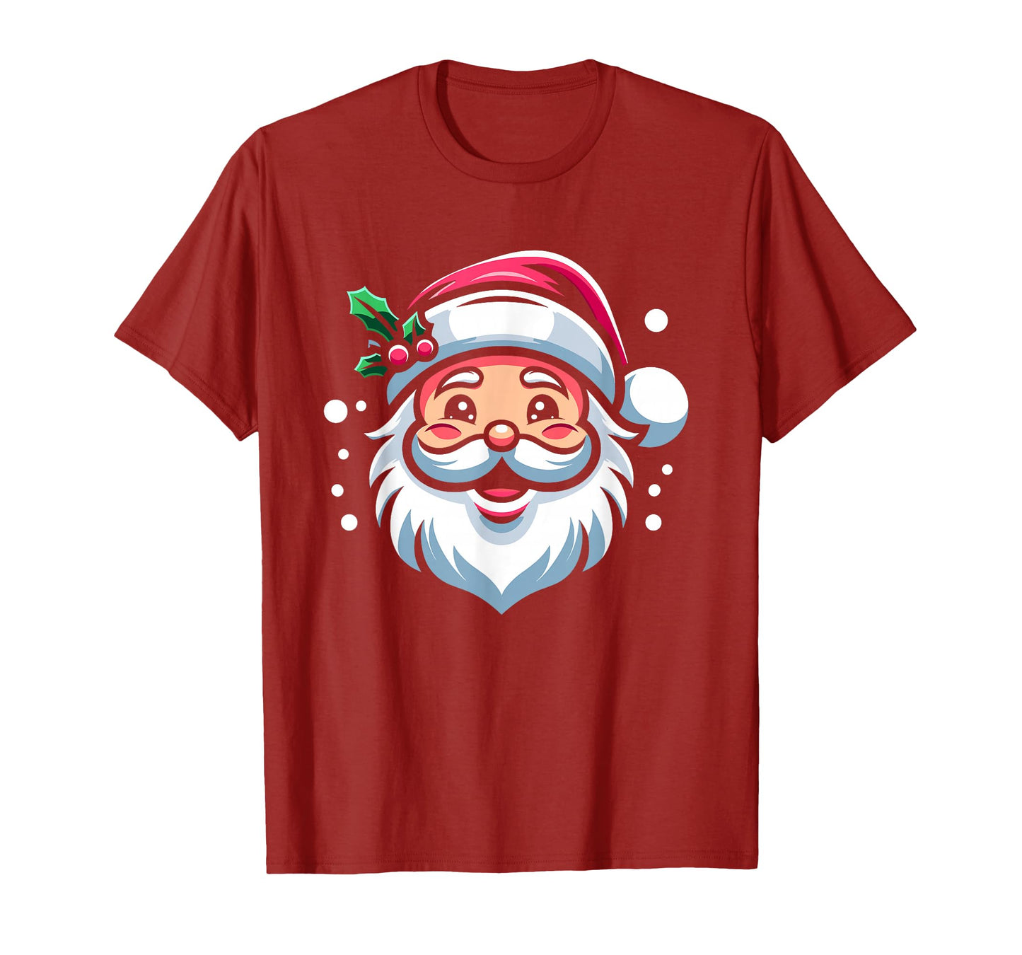 Pink Vintage Santa Claus Christmas Party Holiday Kids T-Shirt