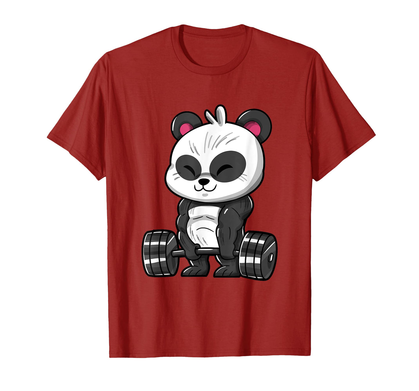 Weightlifting Panda Workout Bodybuilder Fitness Gym Panda T-Shirt