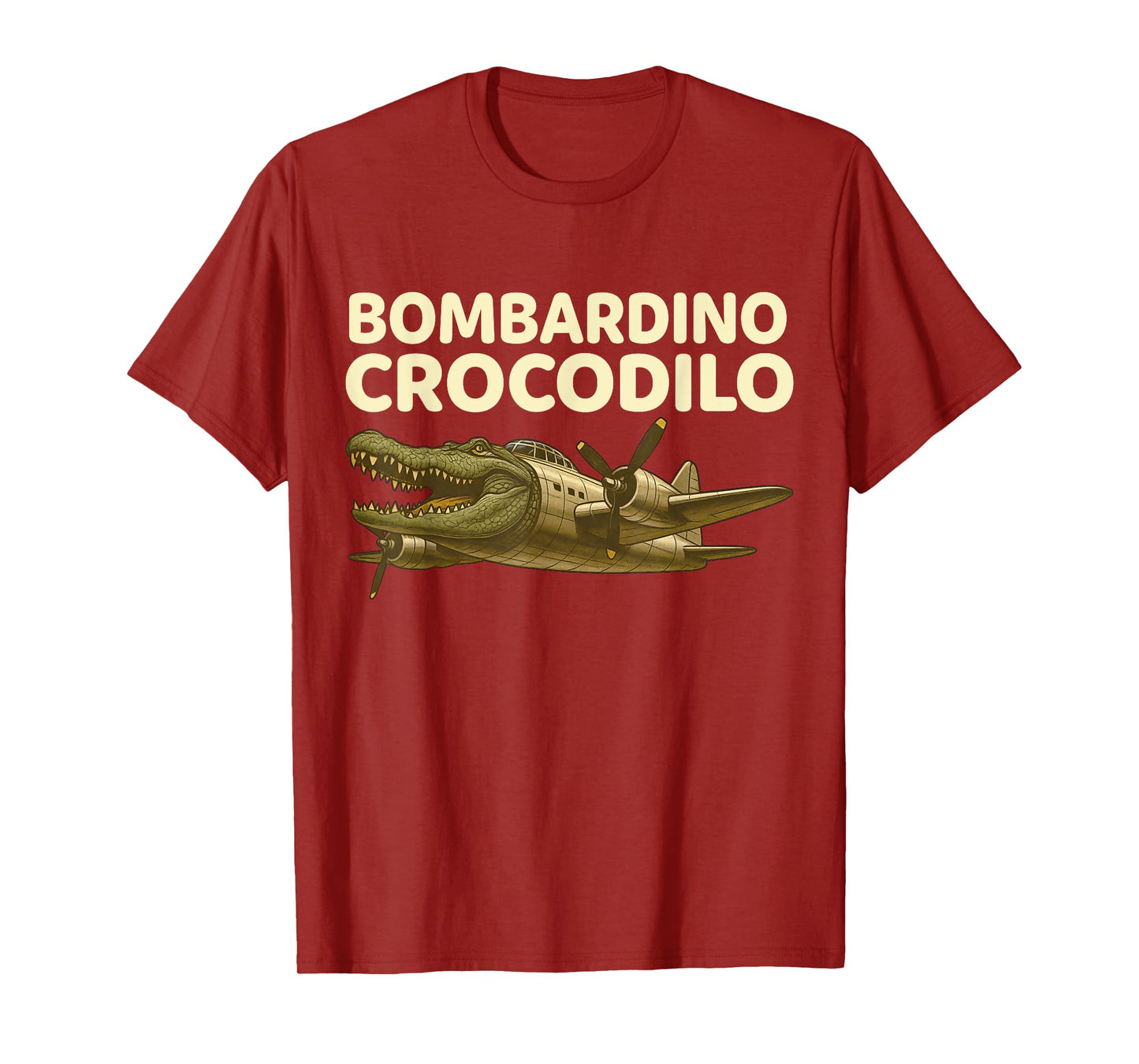 Bombardino Crocodilo - Funny Italian Brainrot Kids Meme T-Shirt