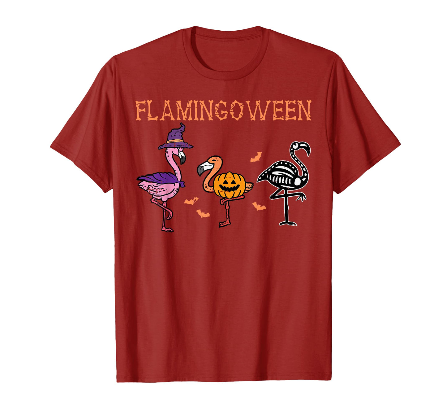 Halloween Flamingo Flamingoween Funny Costume Women Men Kids T-Shirt