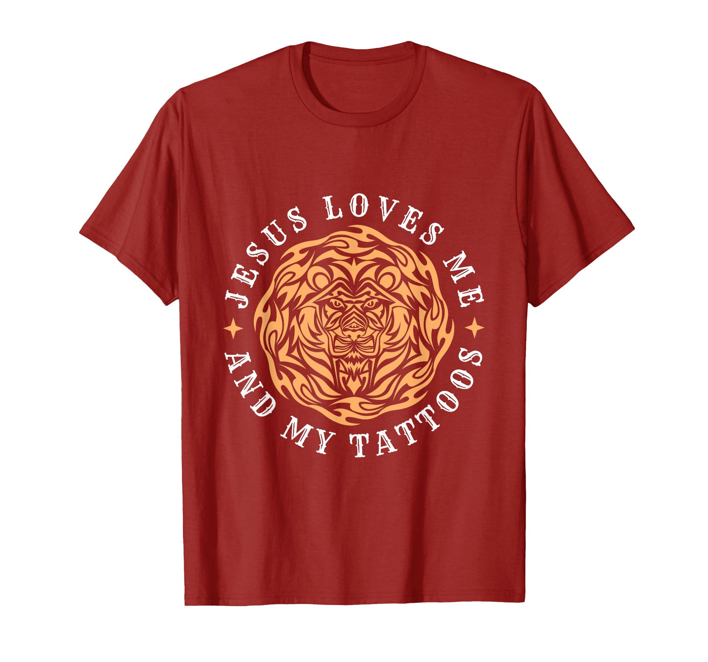 Jesus Loves Me And My Tattoos Tattoo T-Shirt