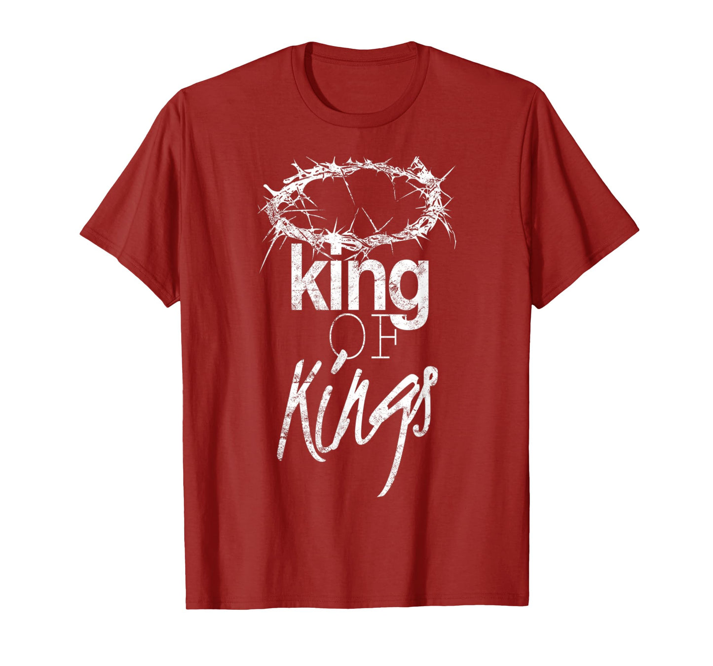 King of Kings distressed Christian t-shirt