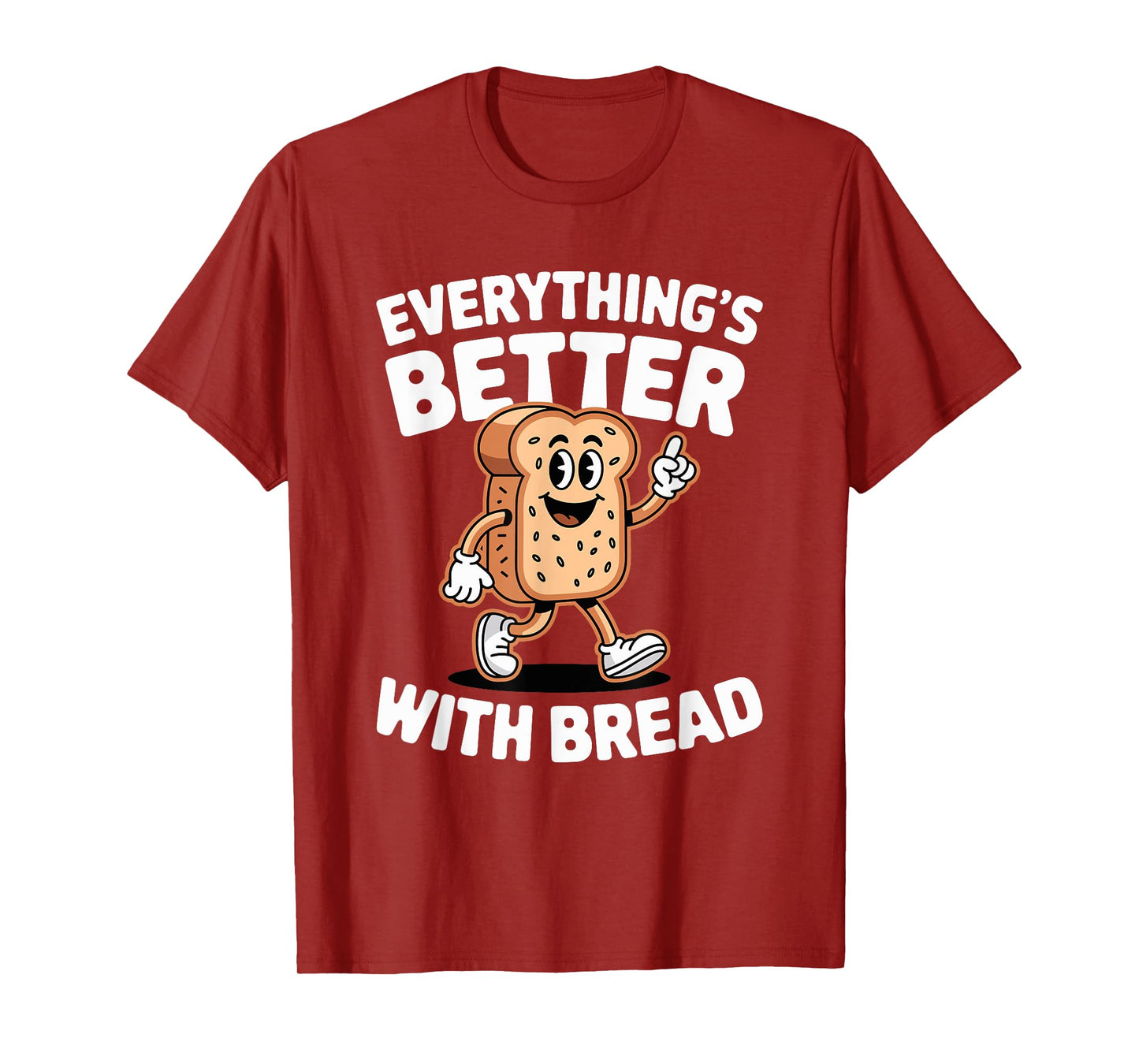 Funny Retro Vintage Bread Men Women Boys or Girls Bread T-Shirt