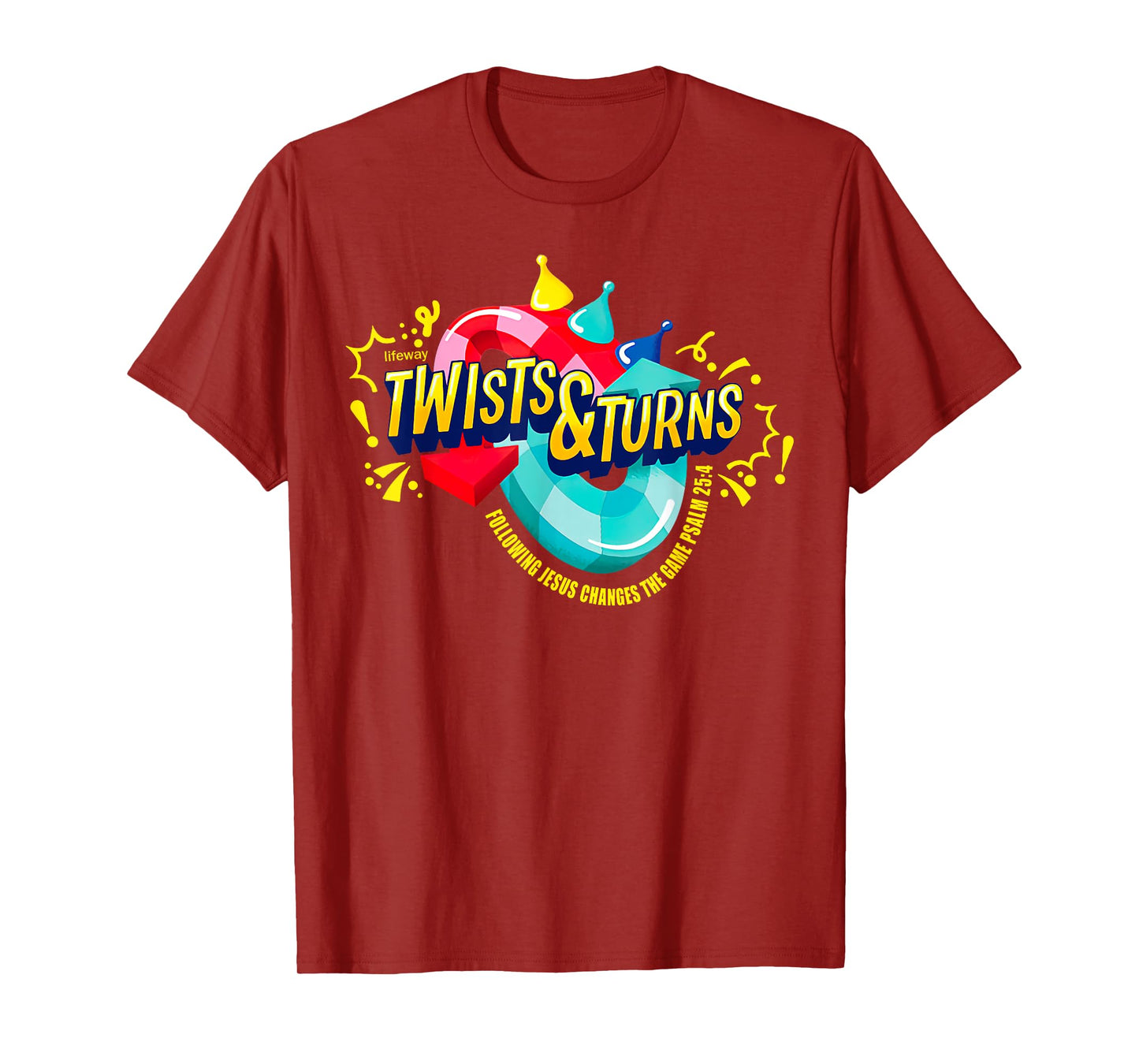 Twists And Turns Jesus Changes The Game VBS 2023 Bible T-Shirt