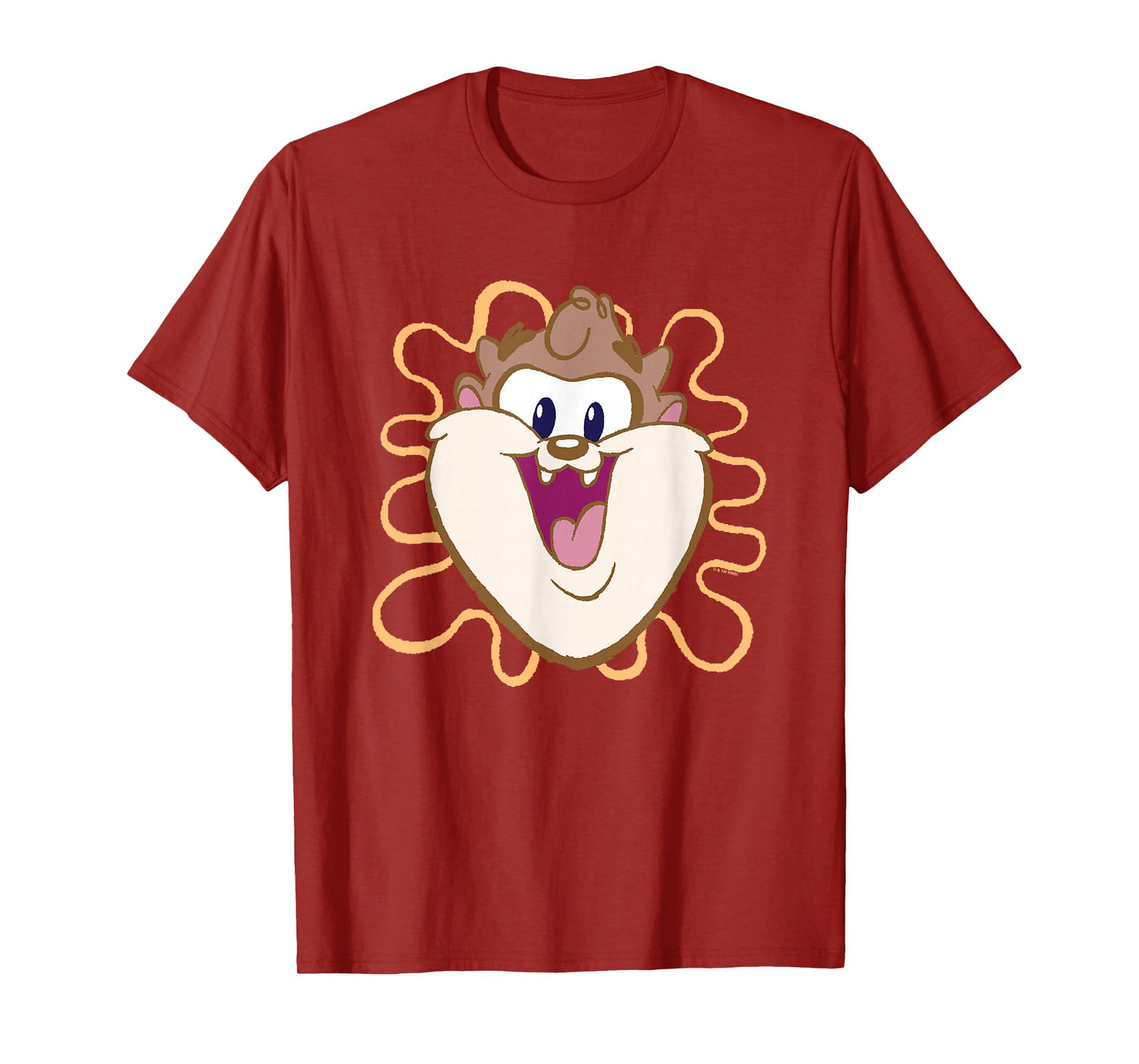 Looney Tunes Baby Looney Tunes Cute Taz Big Face Logo T-Shirt