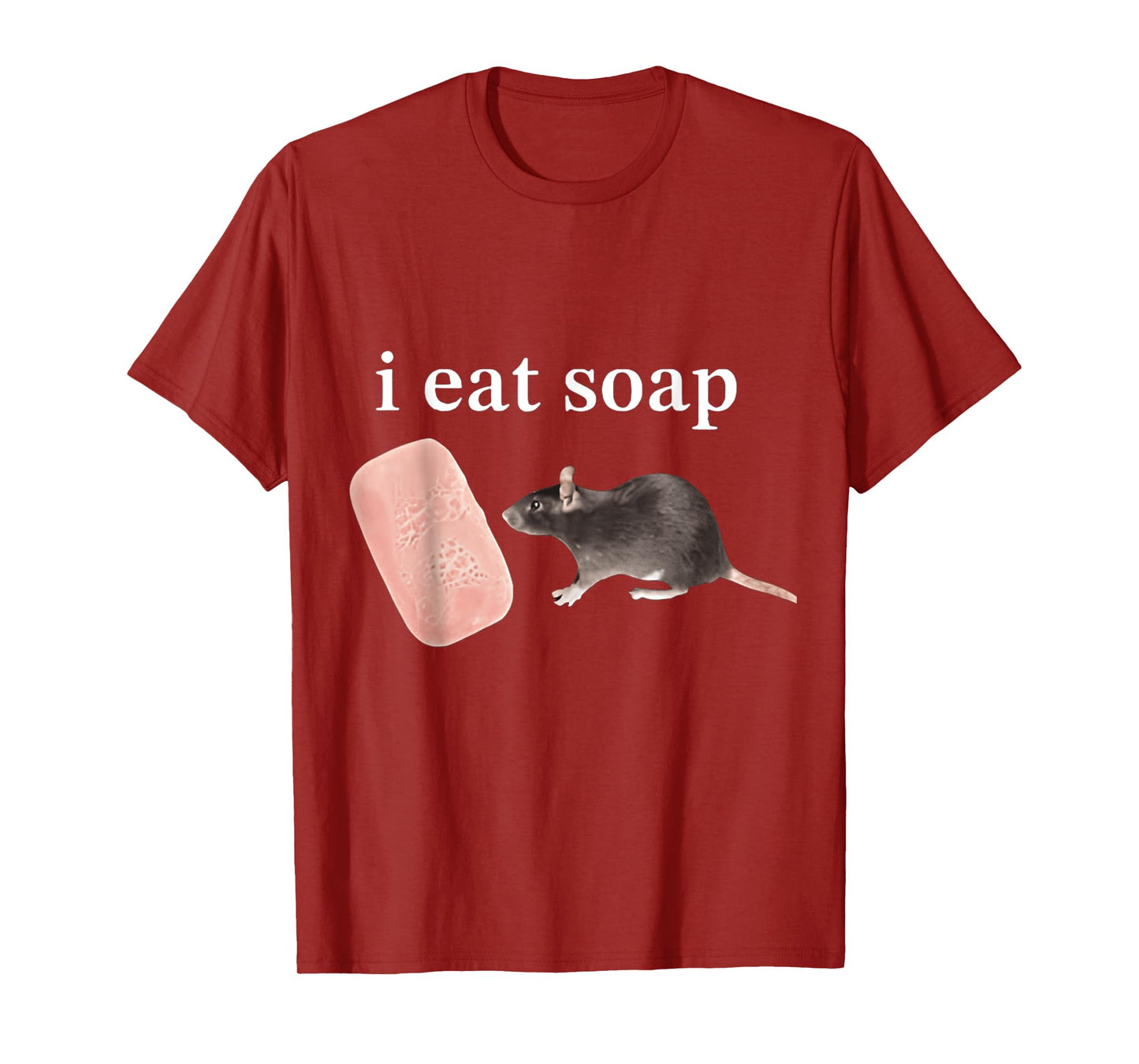 Vintage FUNNY Meme I Eat Soap Rat T-Shirt