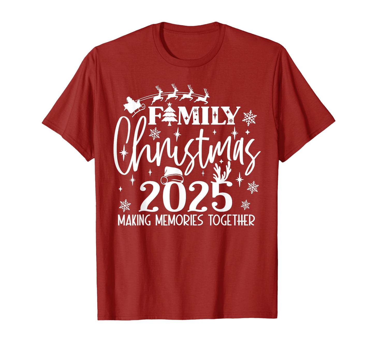 Family Christmas 2025 Matching Family Group Squad Pajamas T-Shirt