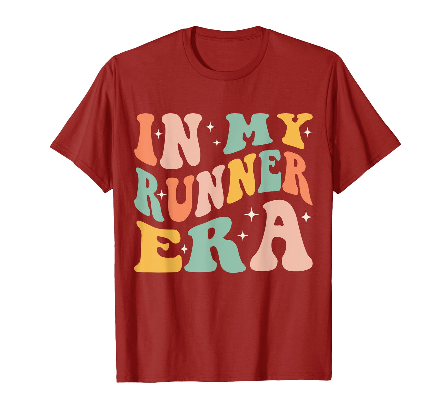 In My Runner Era Funny Running Marathon Groovy Running Mom T-Shirt