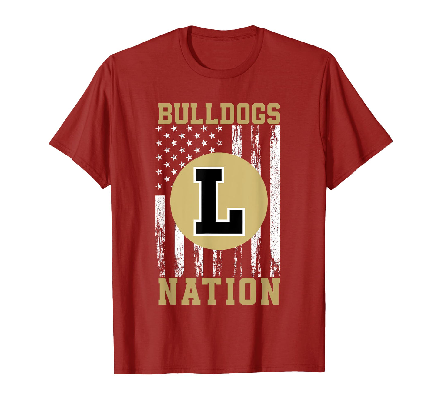 Lapel Bulldogs Logo Nation HS T-Shirt