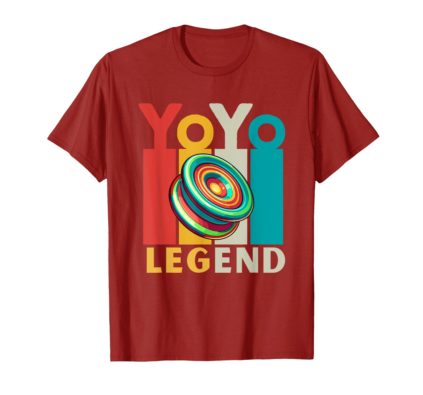 Yo-Yo Player Toy | Vintage Lettering Yoyo Legend T-Shirt