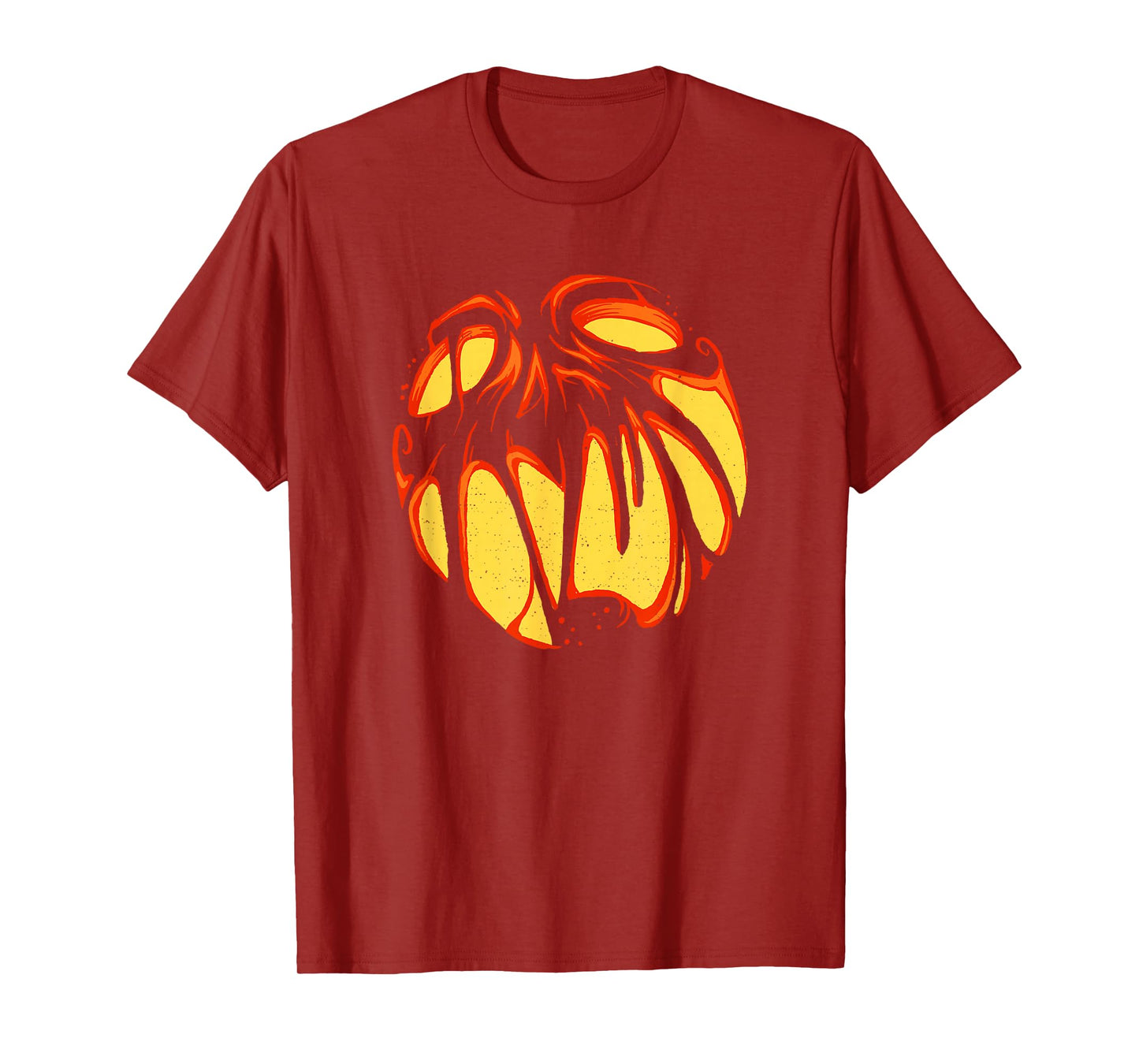 Scary Jack O Lantern Halloween Pumpkin Trick Or Treat T-Shirt