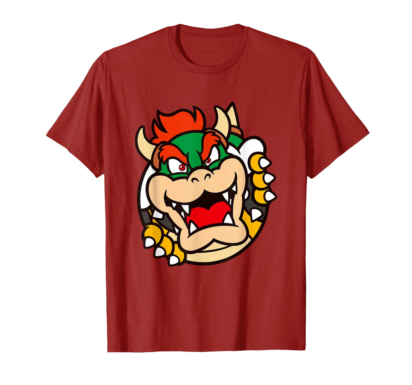Super Mario Bros Bowser Big Koopa Breakout Portrait T-Shirt