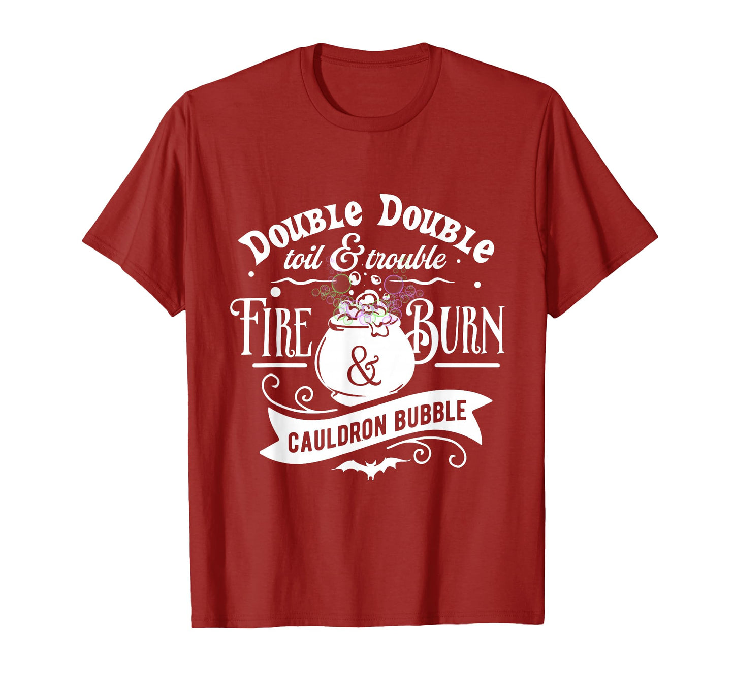 Anderson Sisters Cauldron Bubble Chant Witches Spell T-Shirt