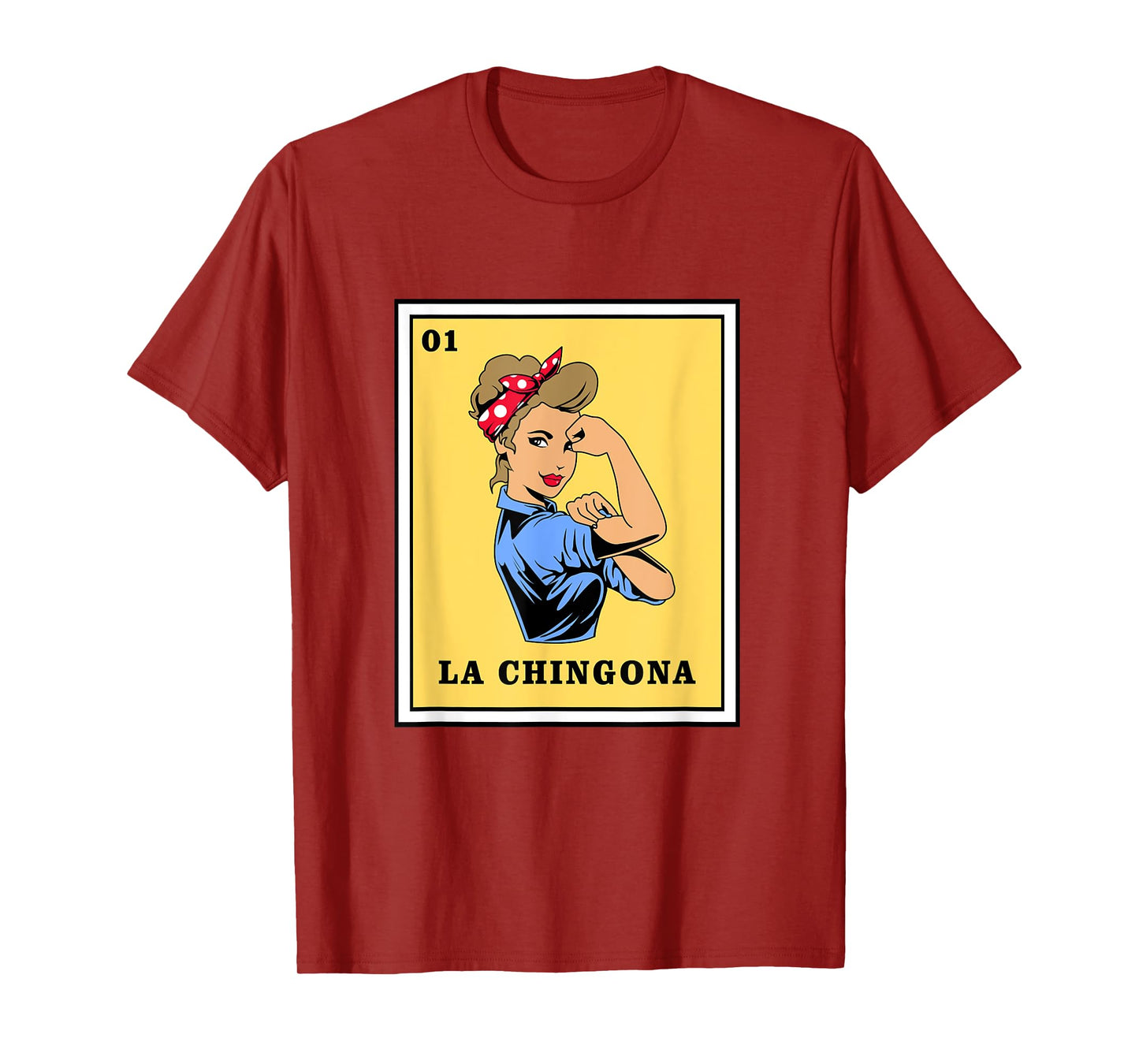 Mexican Lottery Bingo Game La Chingona T-Shirt