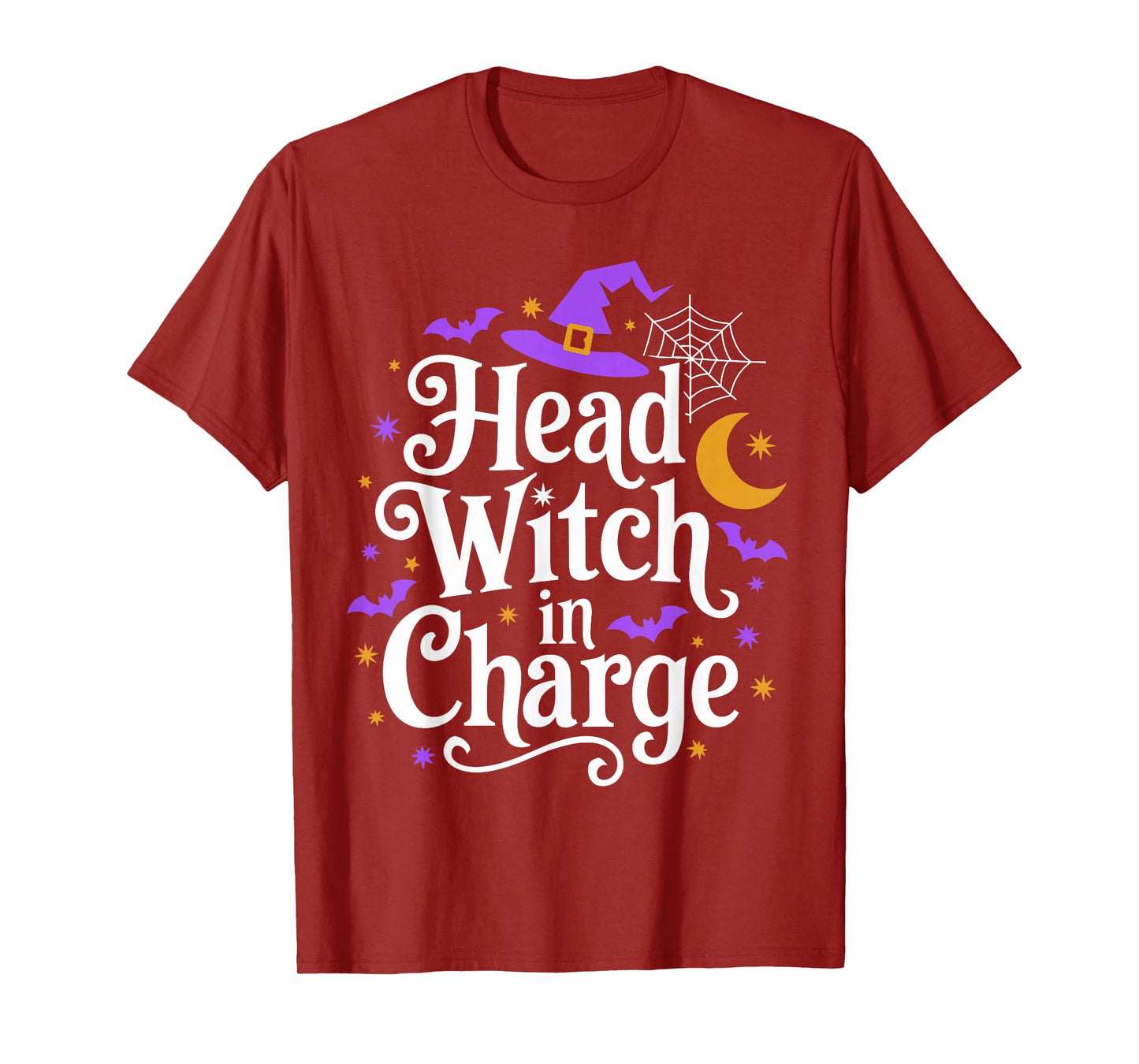Head Witch In Charge Funny Halloween Costume for Witches T-Shirt