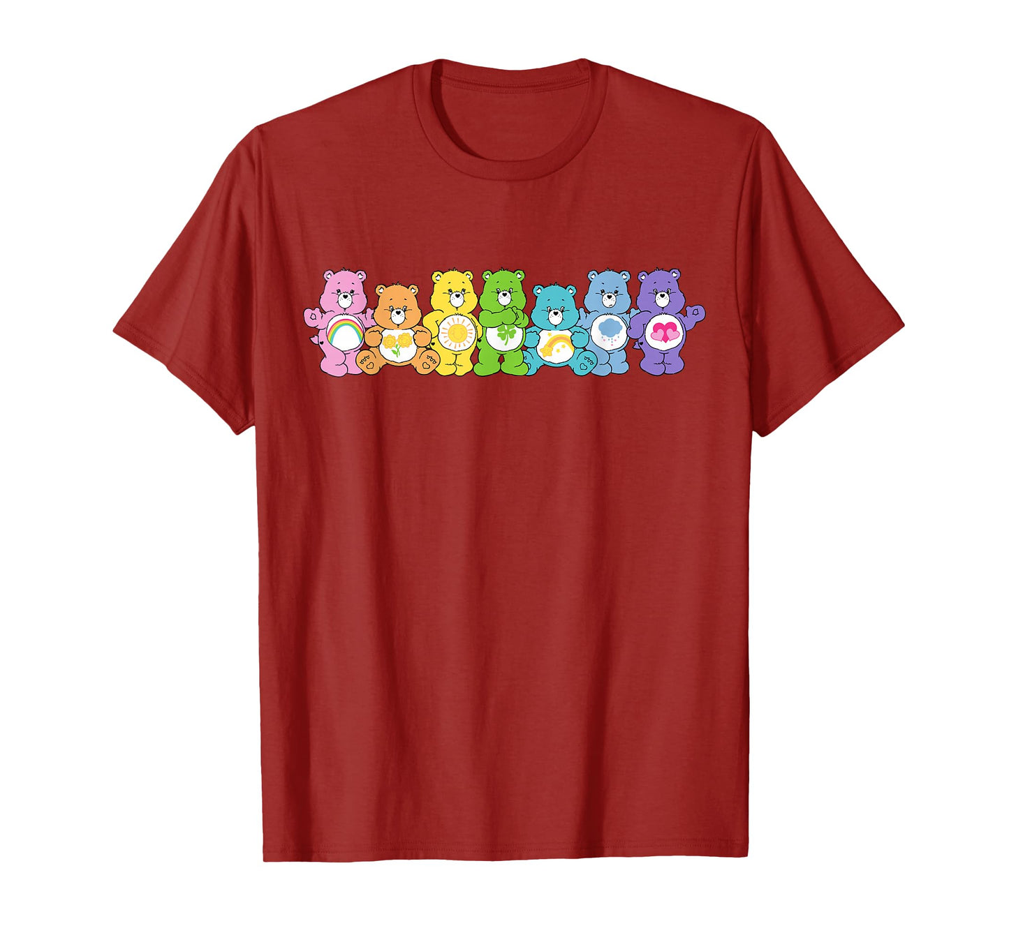 Care Bears Rainbow Kingdom Original Bears Line Up T-Shirt