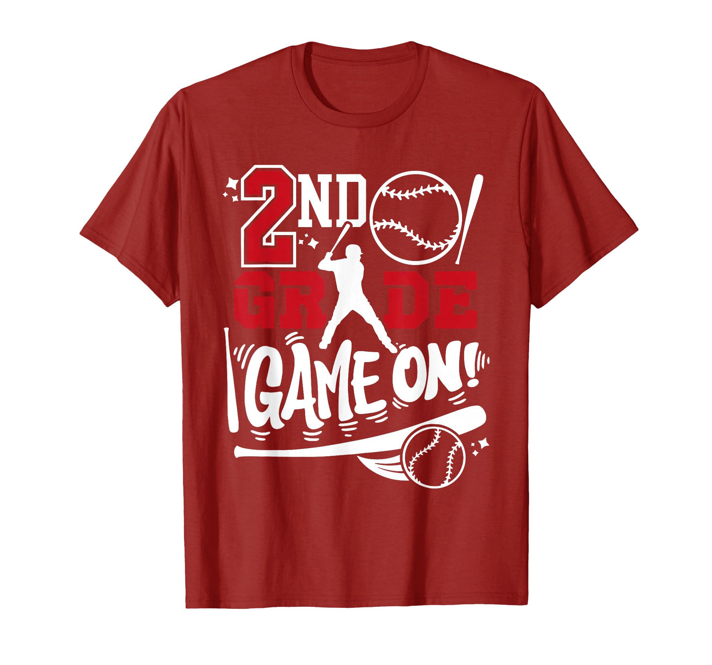 2nd Grade Game On First Day of School Baseball Second Grade T-Shirt