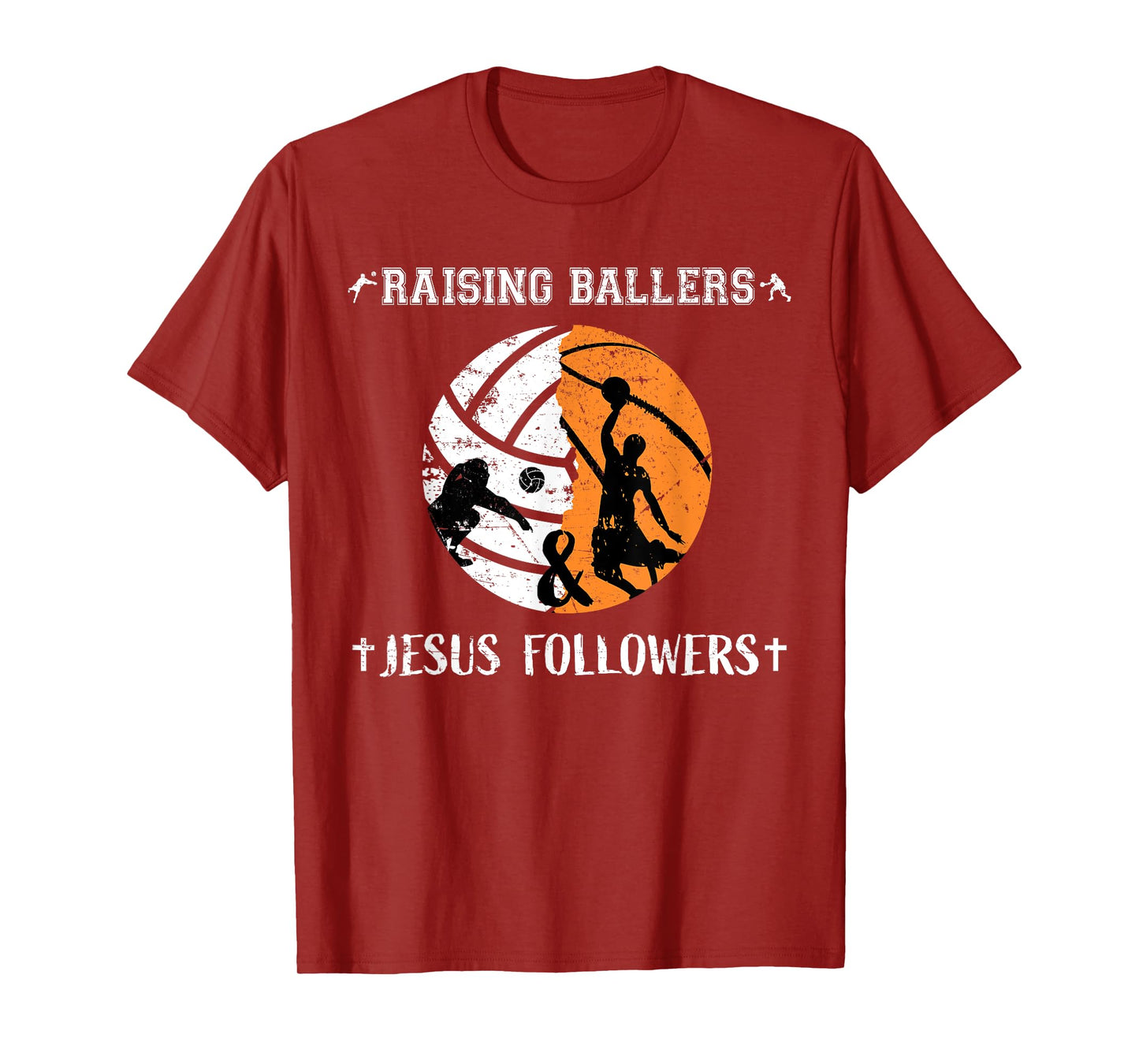 Jesus Basketball Dad Shirts Men Women Gifts Volleyball Mom T-Shirt