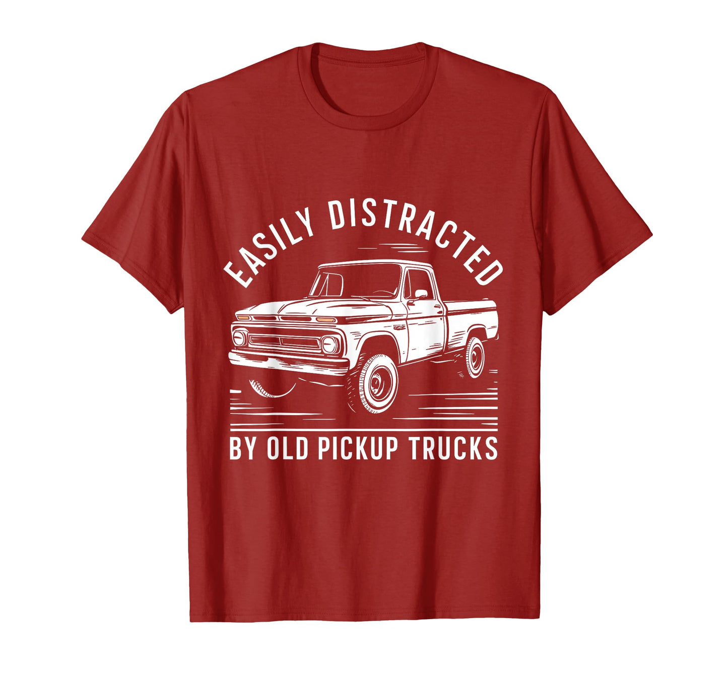 Easily distracted By Old Pickup Trucks T-Shirt