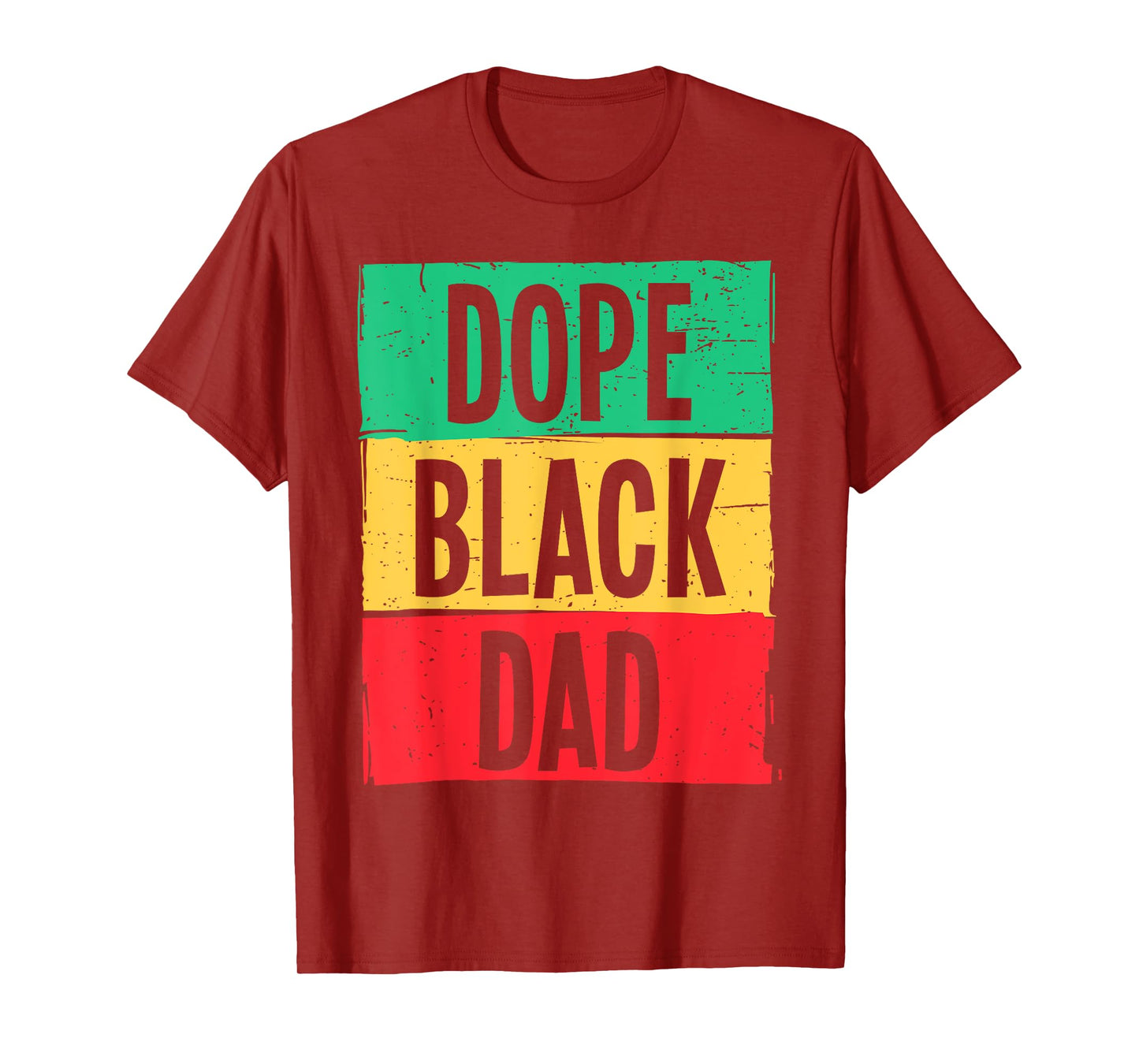 Dope Black Dad Father's Day Juneteenth History Month Funny T-Shirt