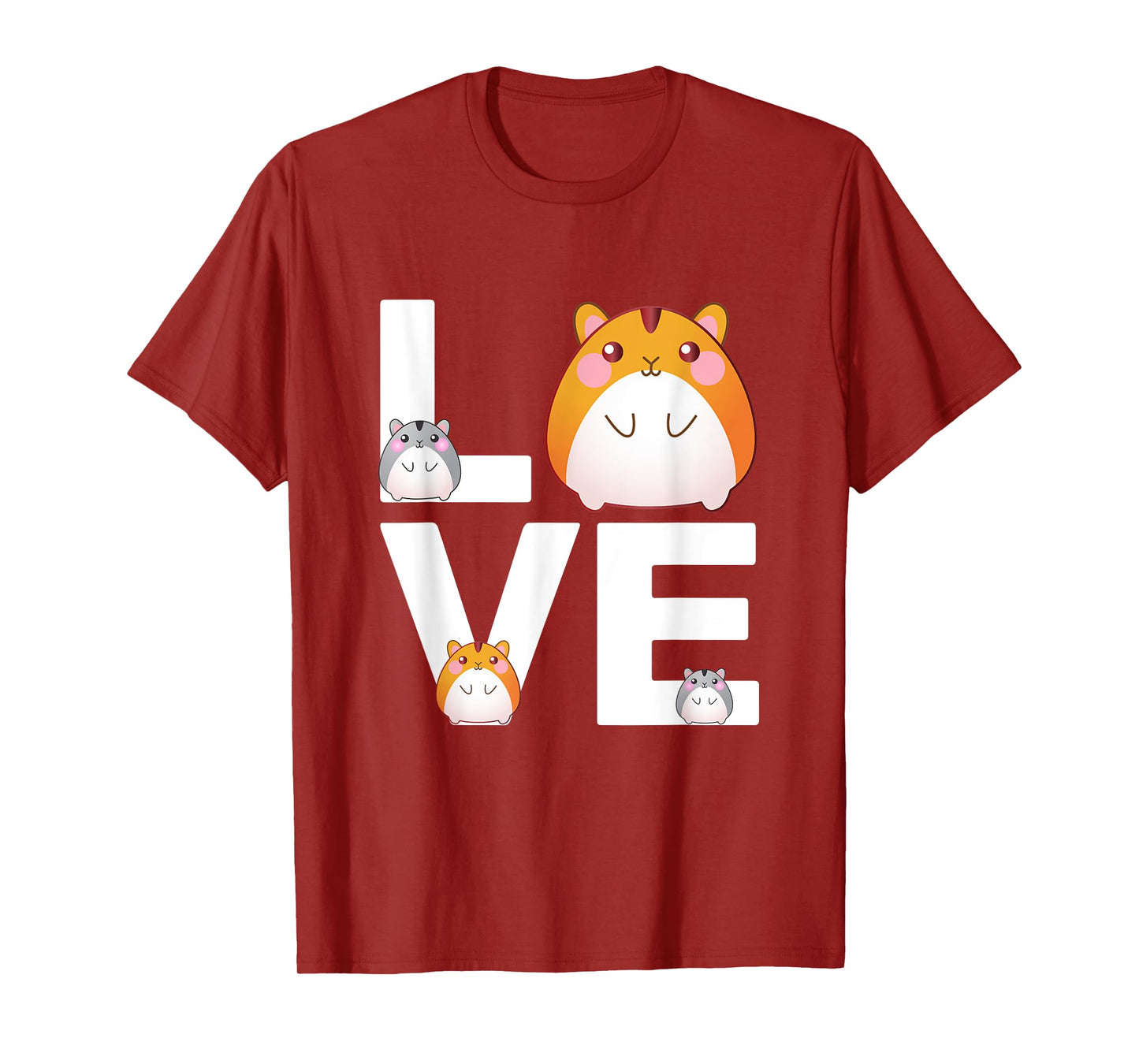 Funny Love Hamsters Shirt Animal Toys Pets Lovers TShirt T-Shirt