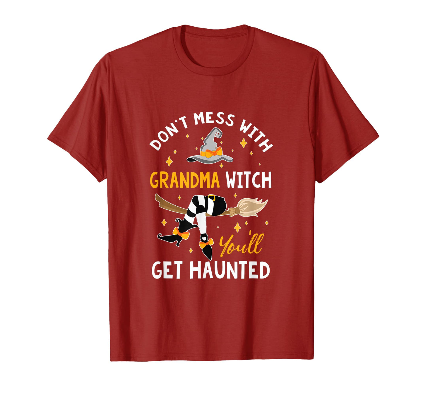 Spooky Funny Grandma Witch Costume Shirt T-Shirt