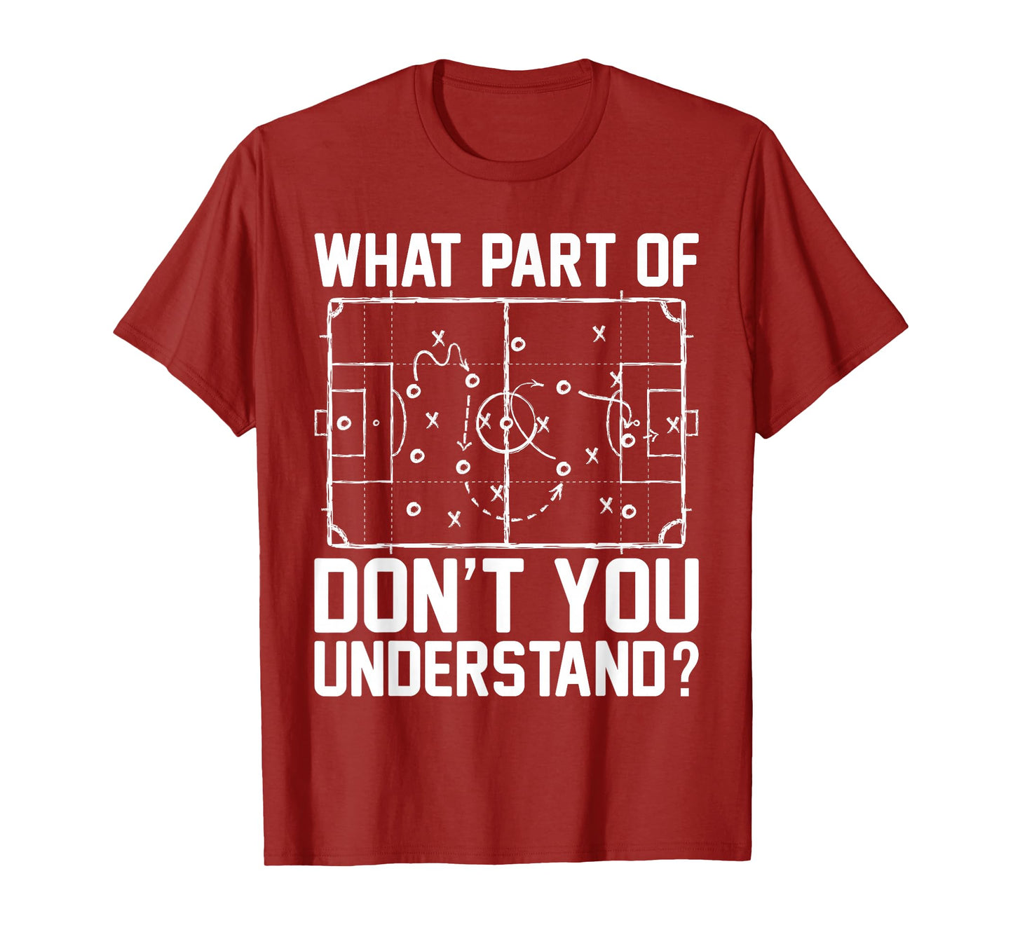 Funny Soccer What Part of Don't You Understand Soccer Coach T-Shirt