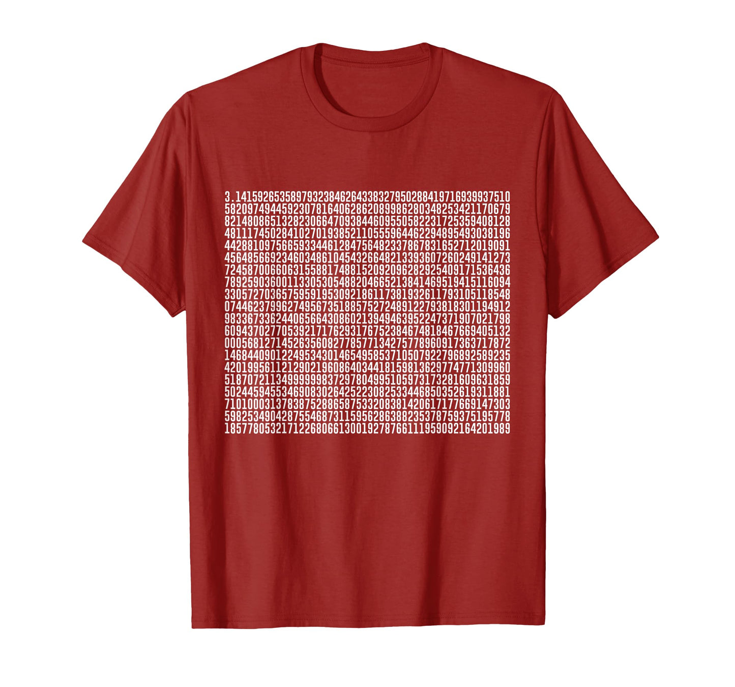1000 Digits of Pi T-Shirt T-Shirt