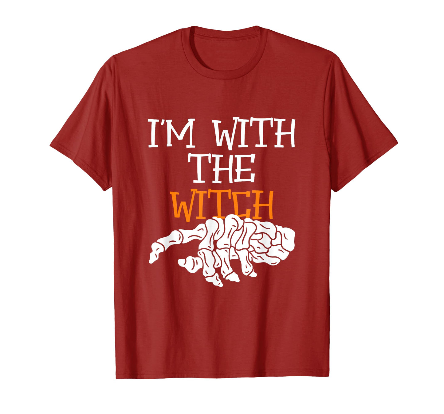 I’m with The Witch Funny Halloween Matching Costume T-Shirt