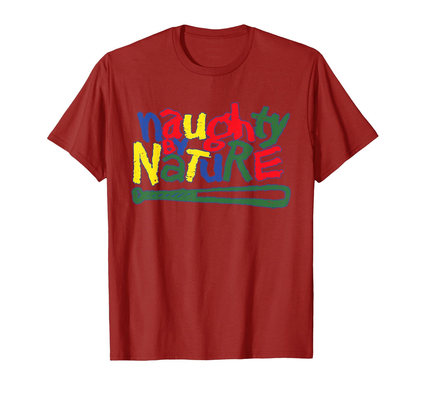 Naughty By Nature – Multi Color Logo T-Shirt