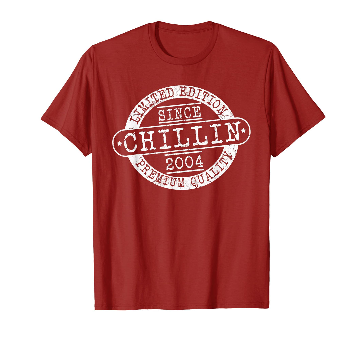 Chillin Since 2004, Vintage Birthday Gifts Born In 2004 T-Shirt