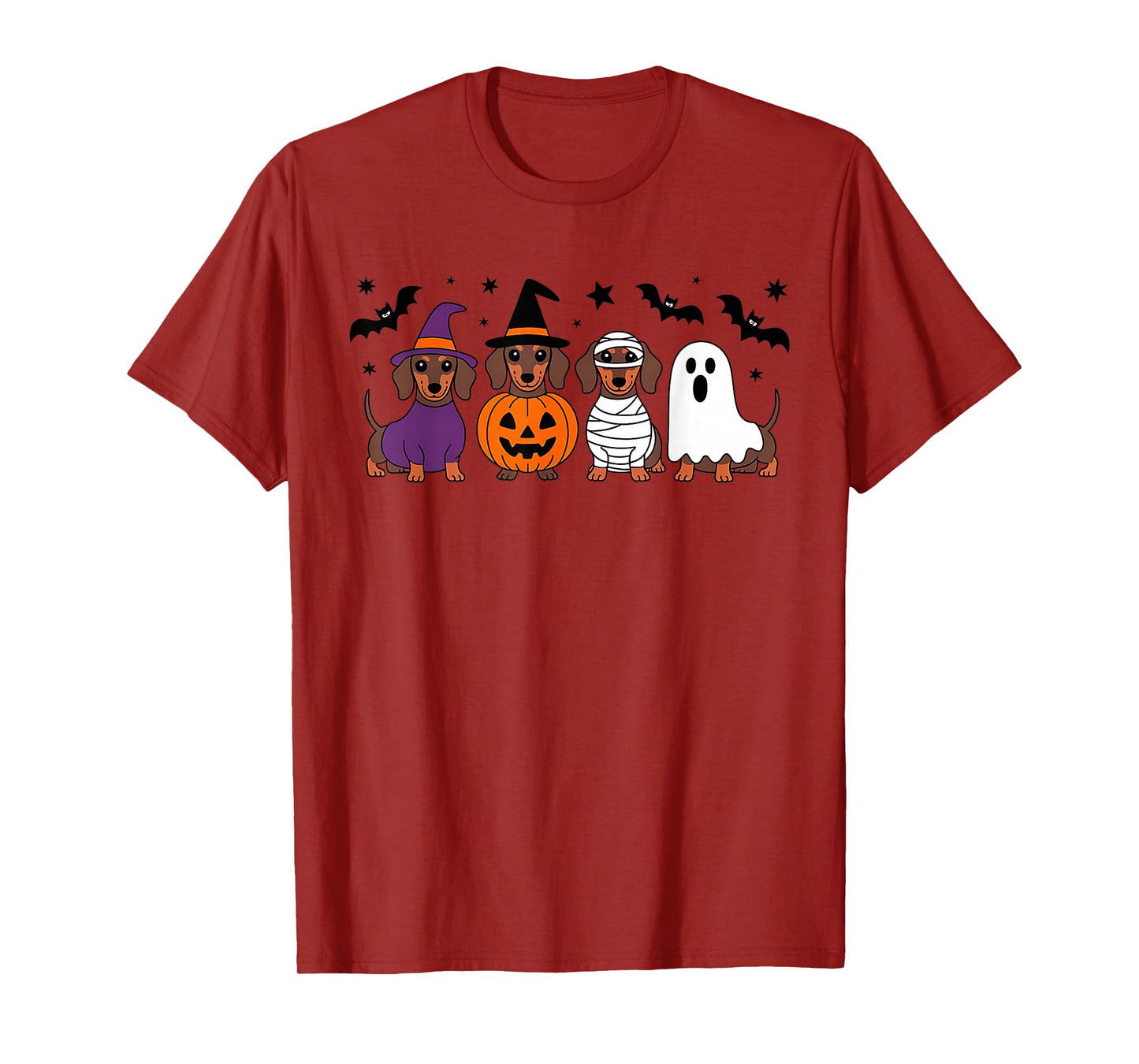 Halloween Dachshund Dogs Funny Costume Spooky T-Shirt