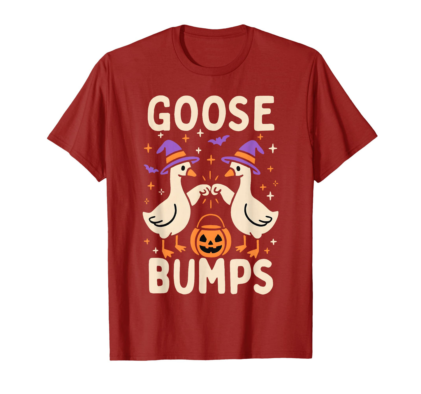 Goose Bumps Goosebumps Halloween Silly Meme Funny Fist Bump T-Shirt