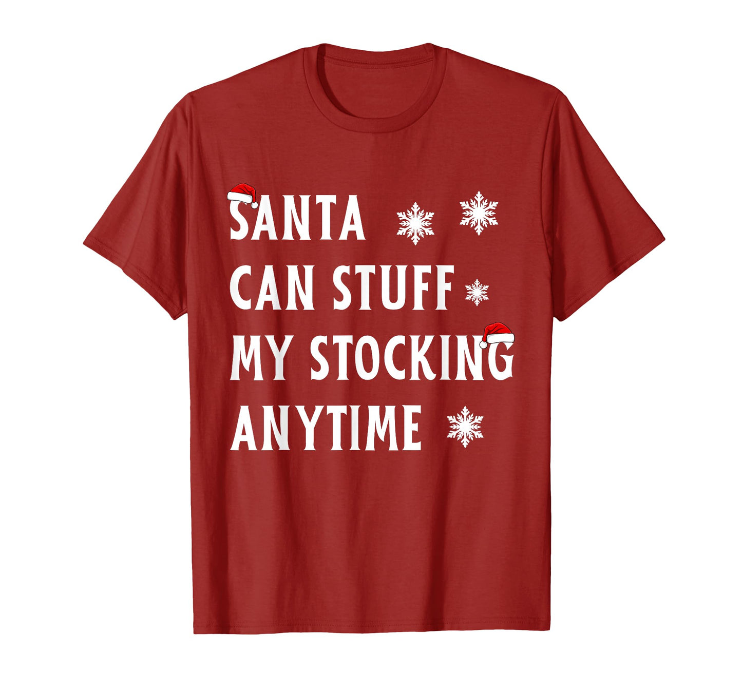 Funny Inappropriate Christmas Pajama Pyjama Top Adult Humor T-Shirt