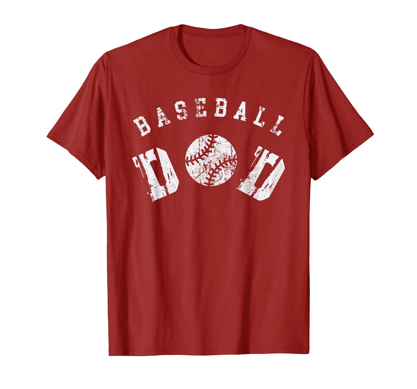 Retro Baseball Dad Happy Fathers Day for Men Sports Lovers T-Shirt