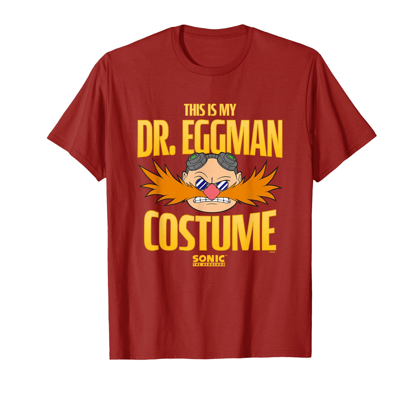 Sonic The Hedgehog Halloween This Is My Dr. Eggman Costume T-Shirt