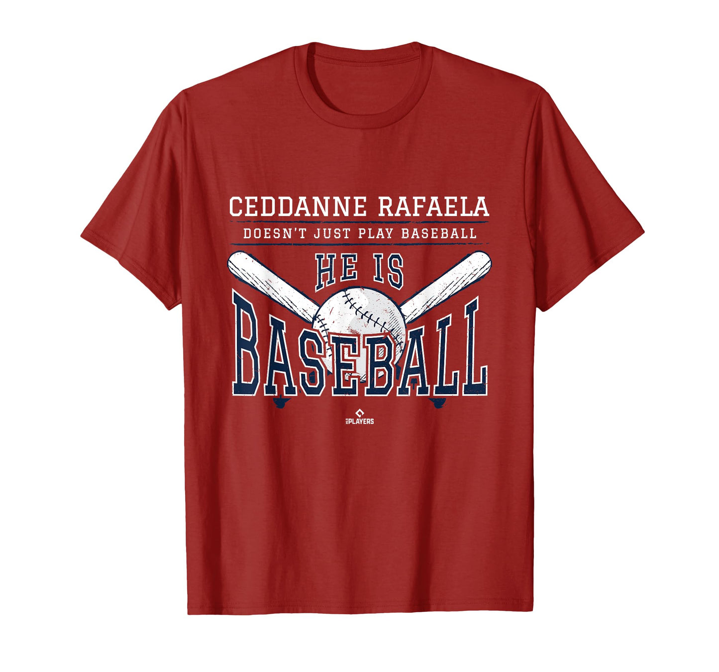 He is Baseball Ceddanne Rafaela Boston Baseball MLBPA T-Shirt