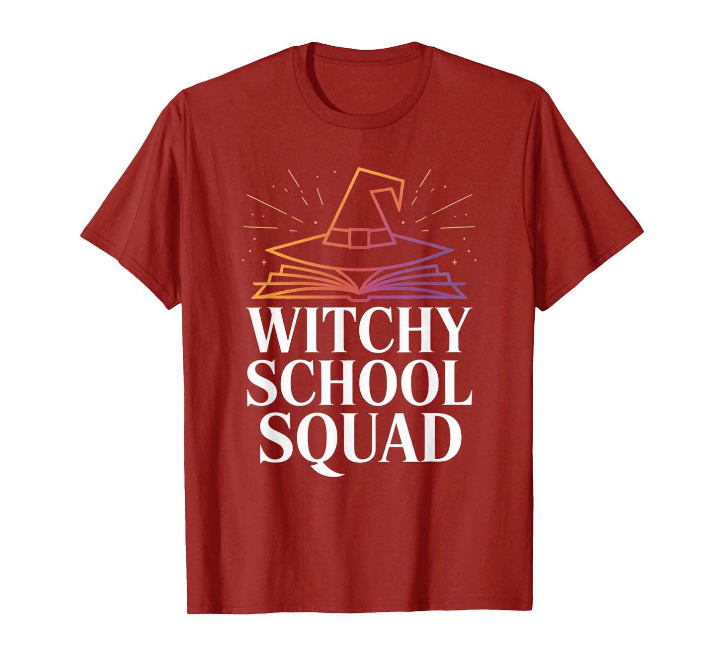 Witchy School Squad Halloween Teacher Student Classroom Tee T-Shirt