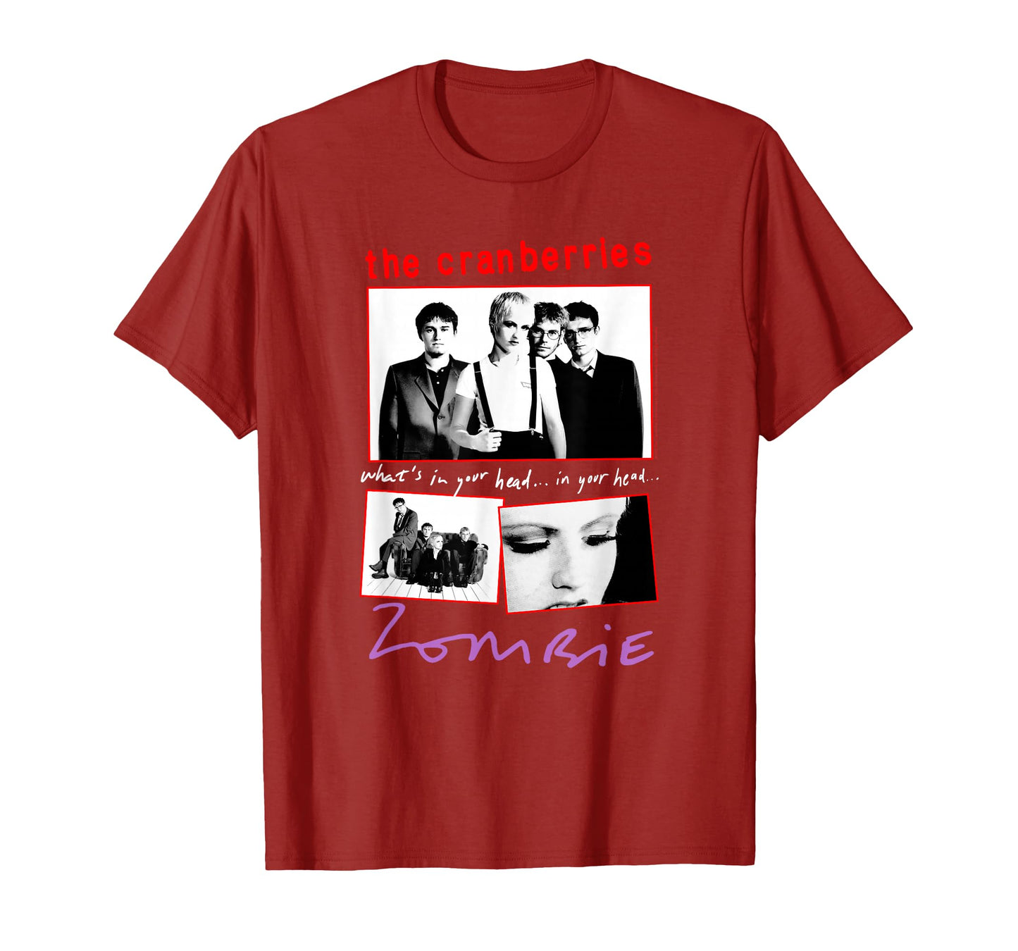 The Cranberries Zombie Collage Vintage Band T-Shirt