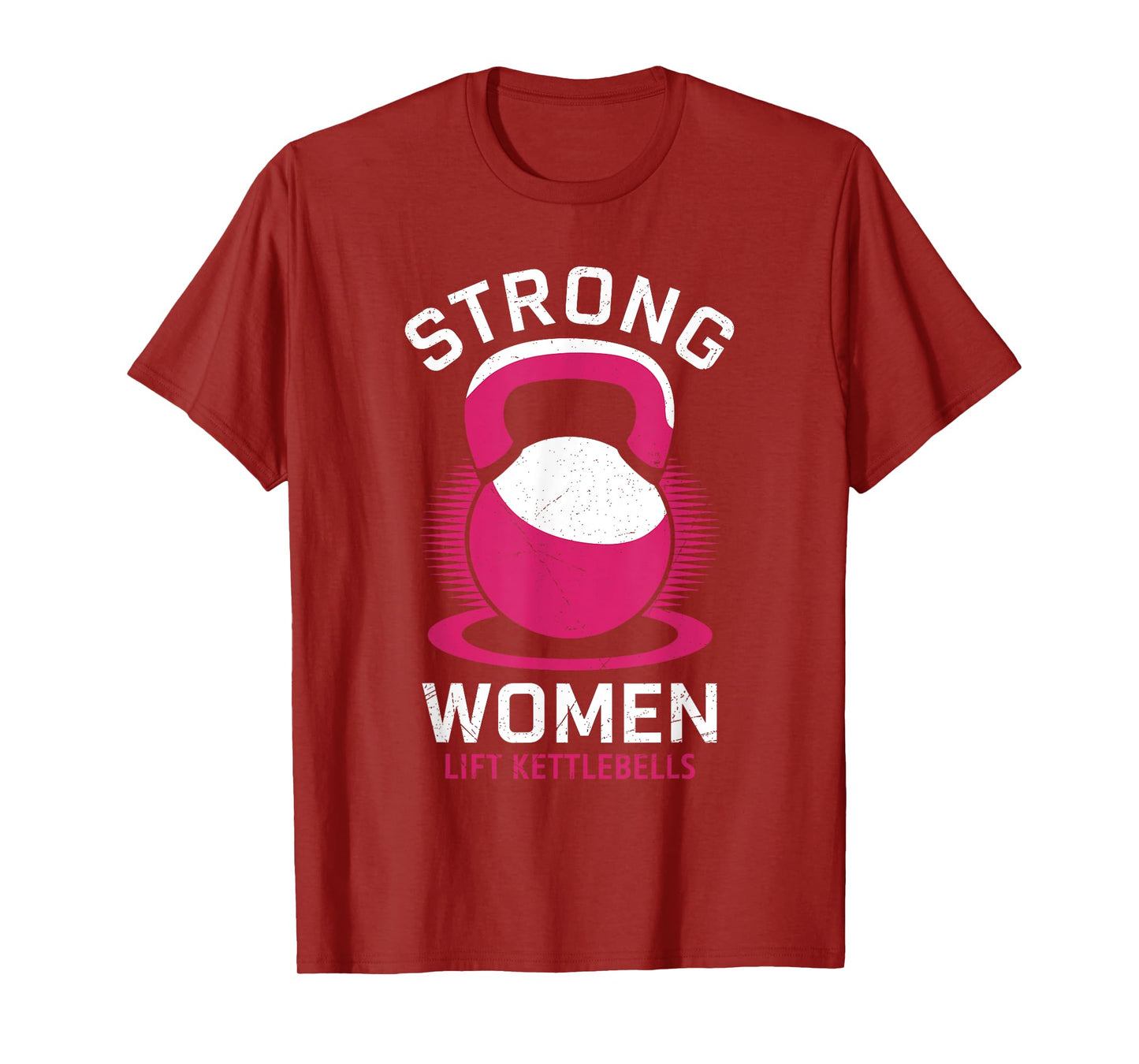 Strong women lift kettlebells Pun Gym Kettlebells T-Shirt