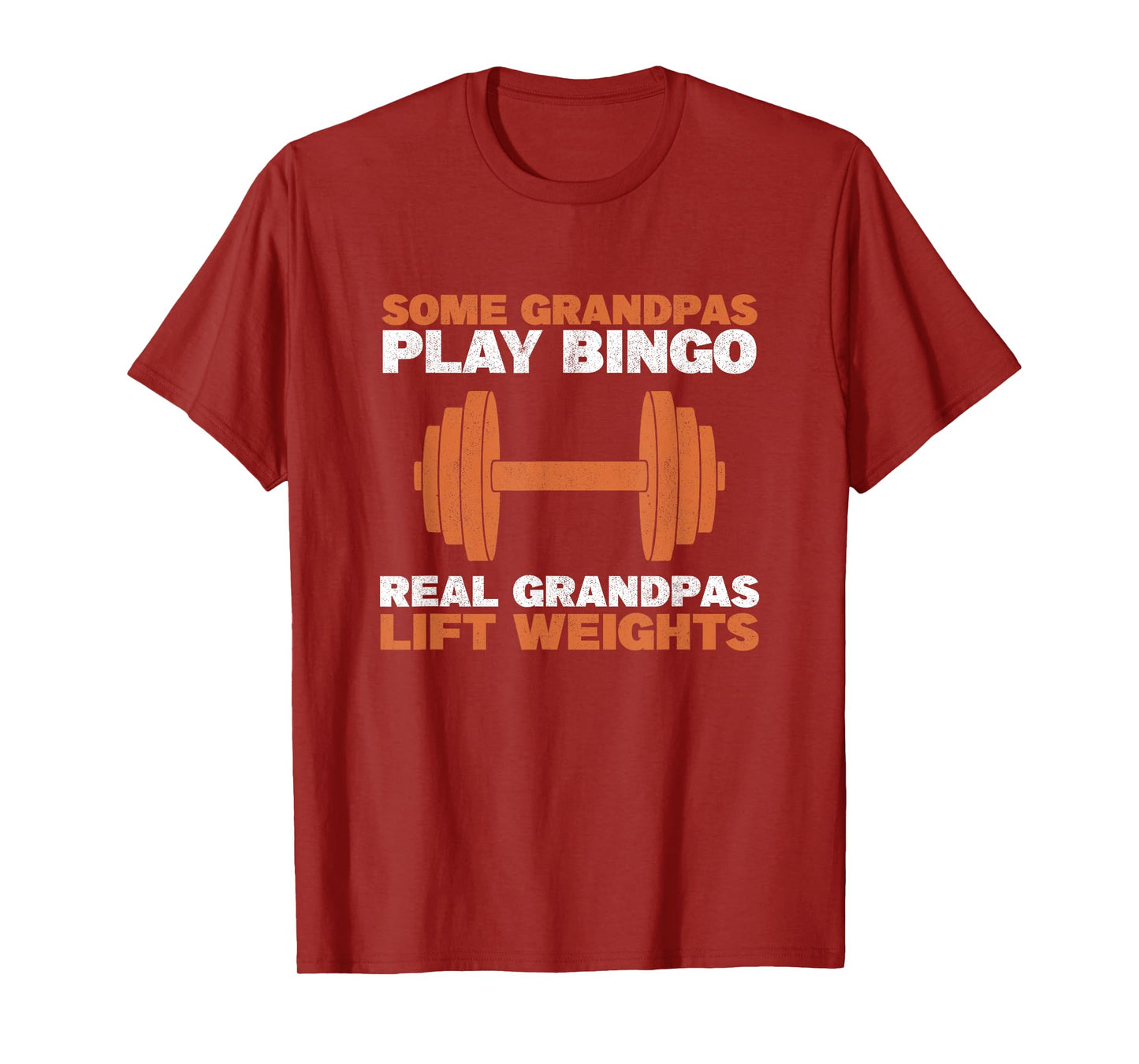 Grandpa Lift Weights Gym Workout Bodybuilding Weightlifting T-Shirt