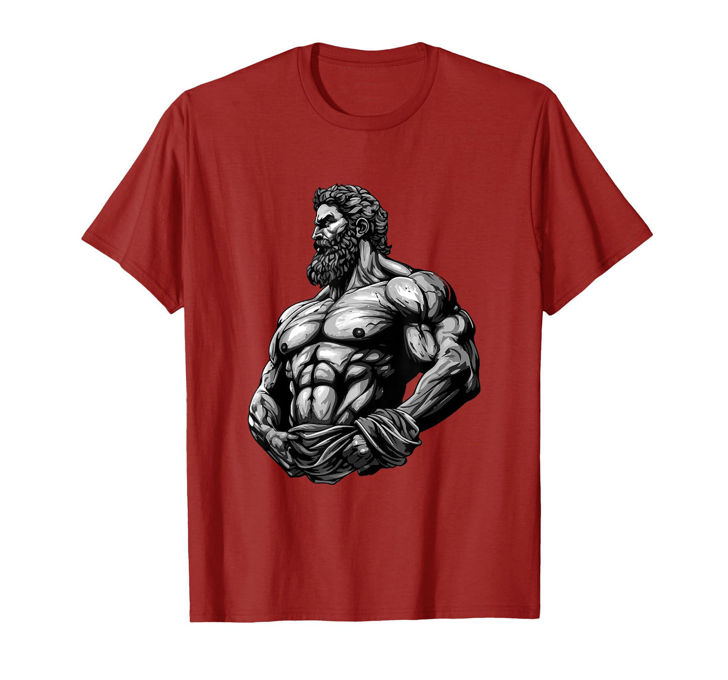 Greek Warrior Bodybuilding Gym Muscles Fitness T-Shirt