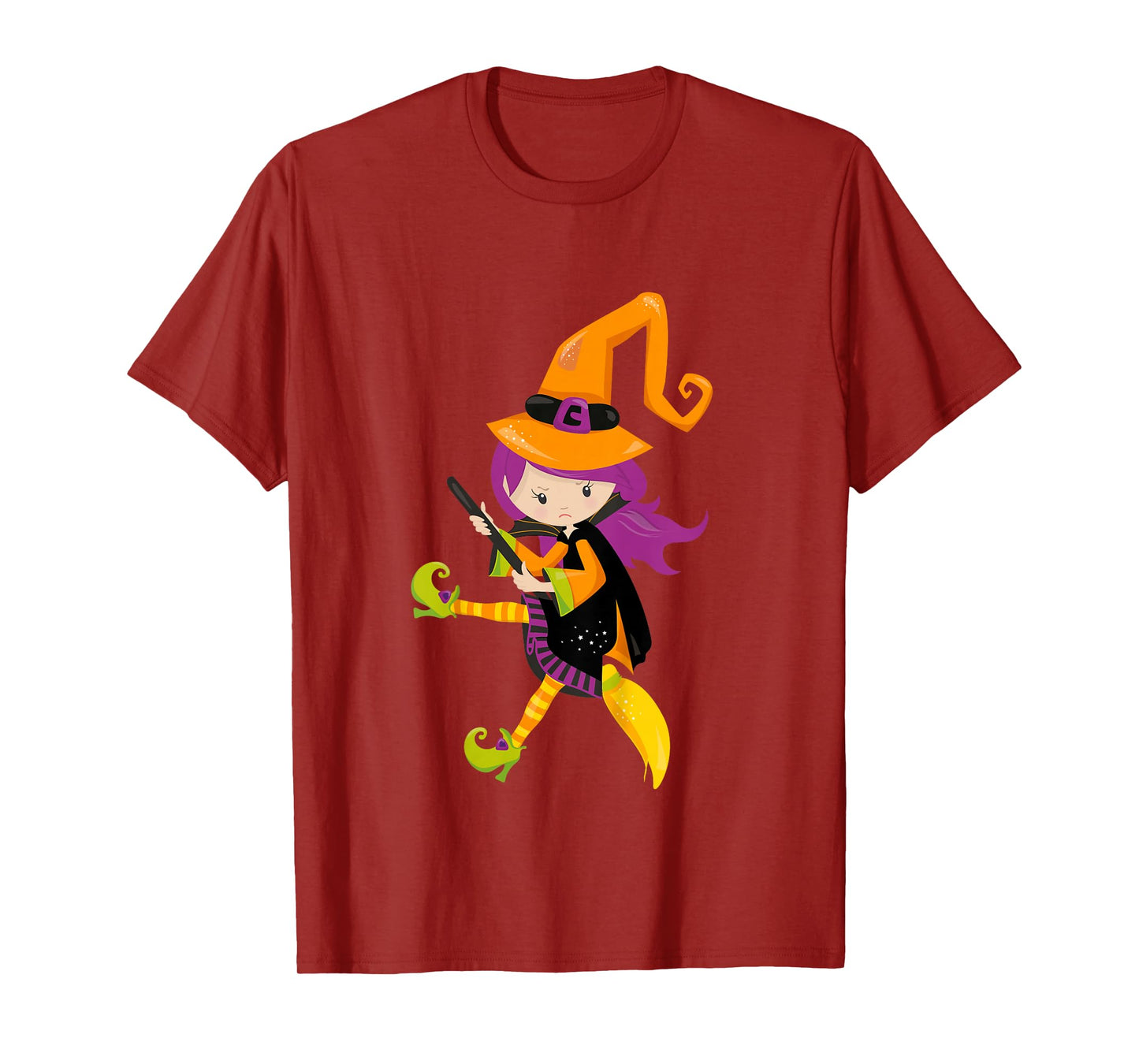 Girls Halloween Witch Shirt for Kids T-Shirt